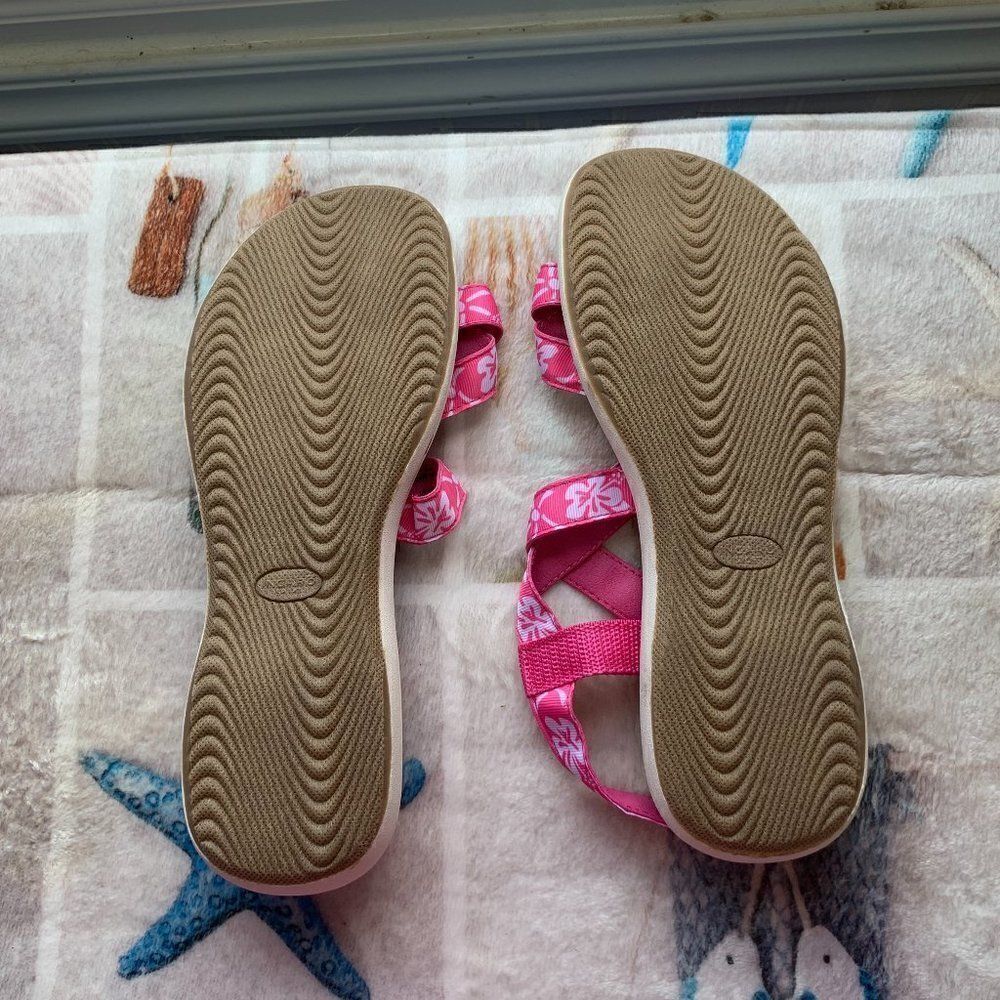 NWOT Ingaro Sport Sandals Pink & White Size 11 - Picture 3 of 5
